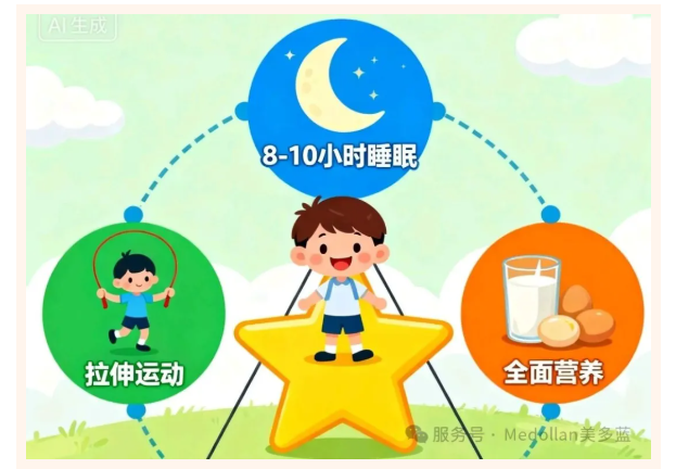 别盲目补钙，孩子长高办法多！